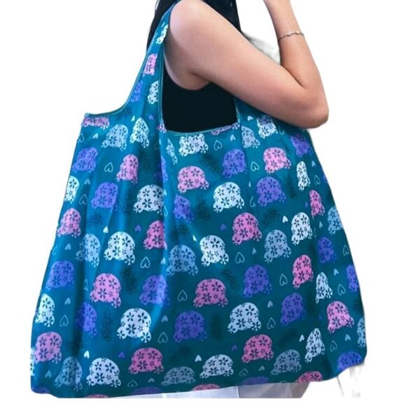 Colorful Flower and Heart Tote - Picture 5 of 6